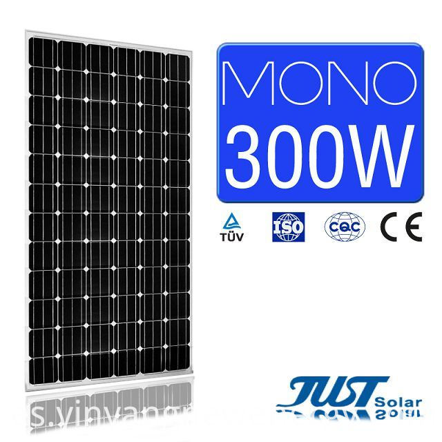 Los mono paneles solares de alta calidad 300W con la fábrica de Shangai
